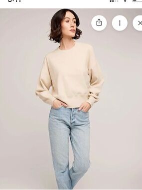 Gentle Fawn Alfie Crewneck Sweater in Cream